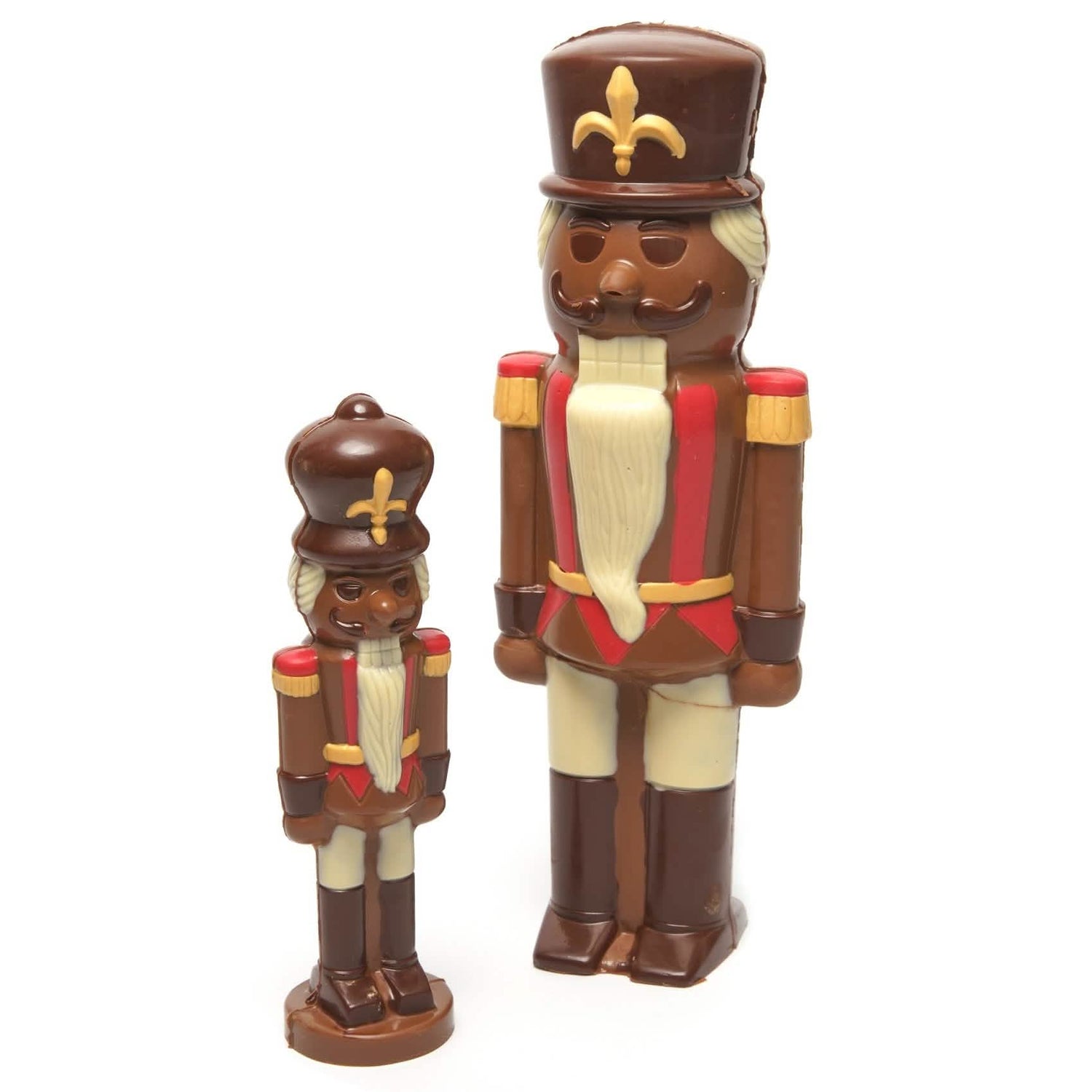 Christmas nutcracker soldier small & big 830 Grs (milk) - The Belgian Chocolate Makers