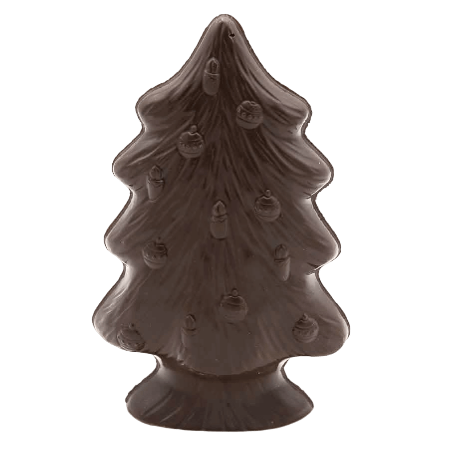 Árbol de Navidad de chocolate negro 170 g