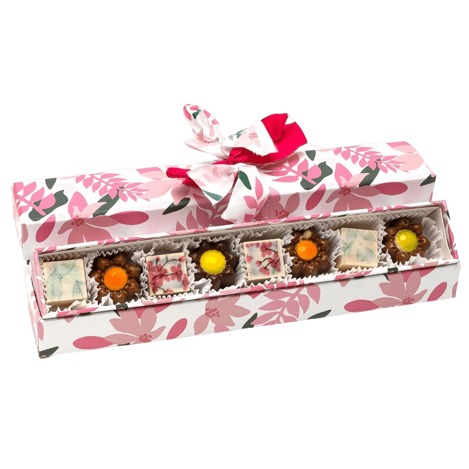 Primavera caja de 7 bombones 135g