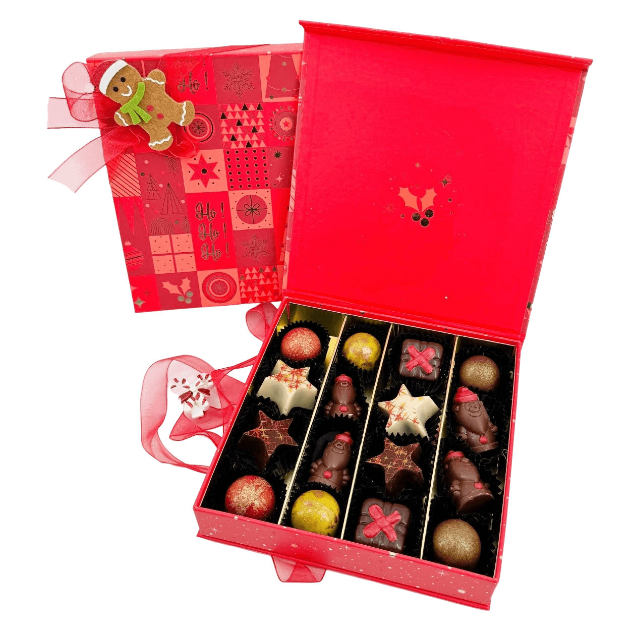 Navidad 16 pralinés caja ho-ho-ho 240g