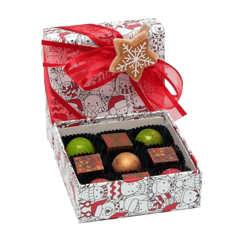 Caja de Navidad 9 bombones 135g