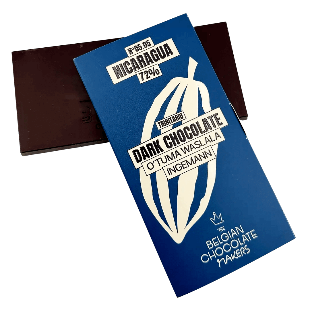 Tableta de chocolate de origen único Nicaragua O'Tuma Waslala Ingemann 72%