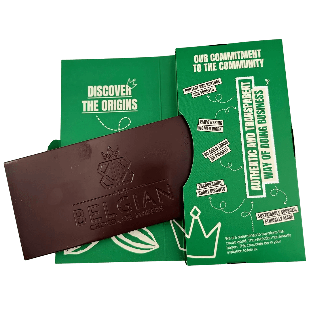 Tableta de chocolate origen Congo Okapi Mambasa 70%