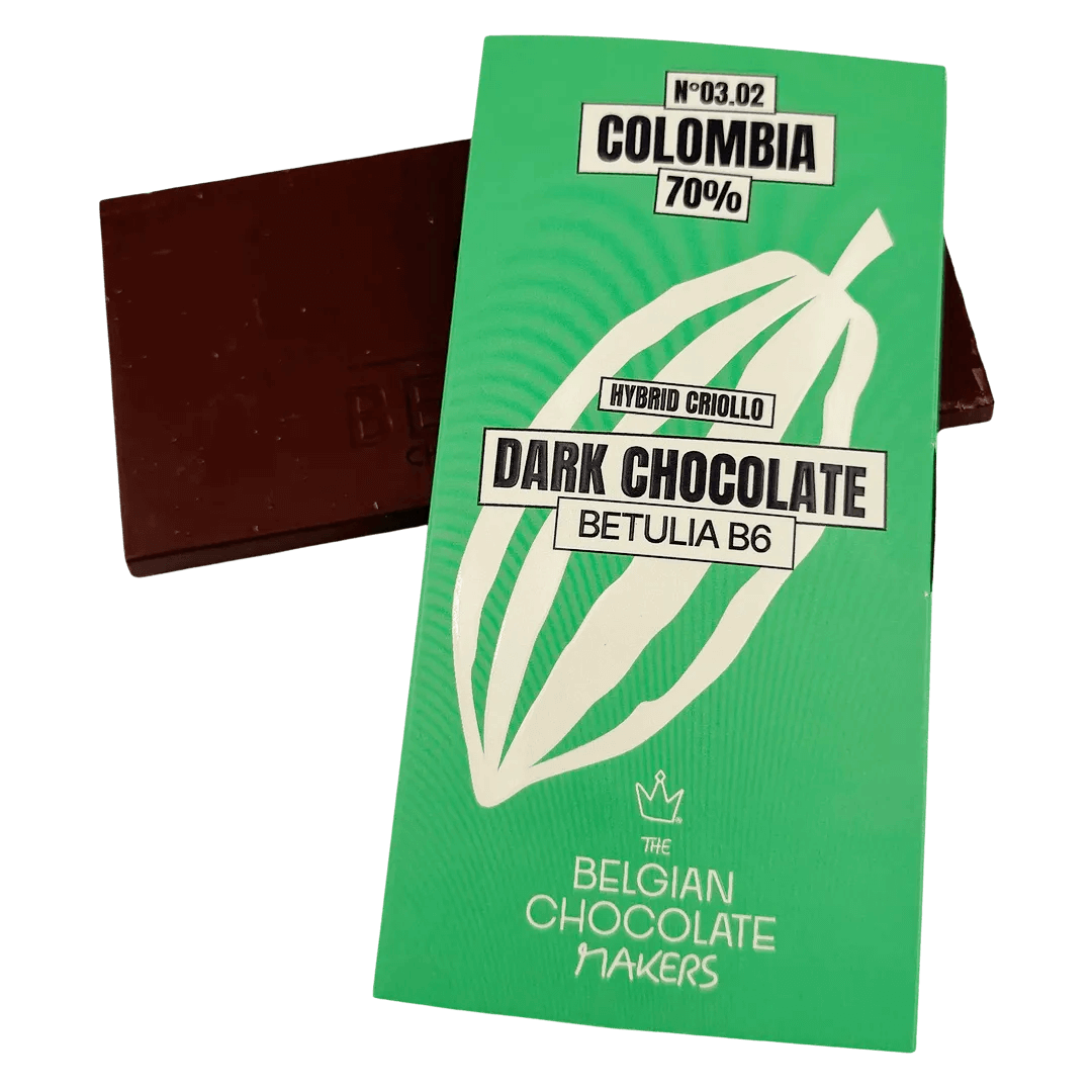 Tableta de chocolate origen Colombia Betulia B6 70%