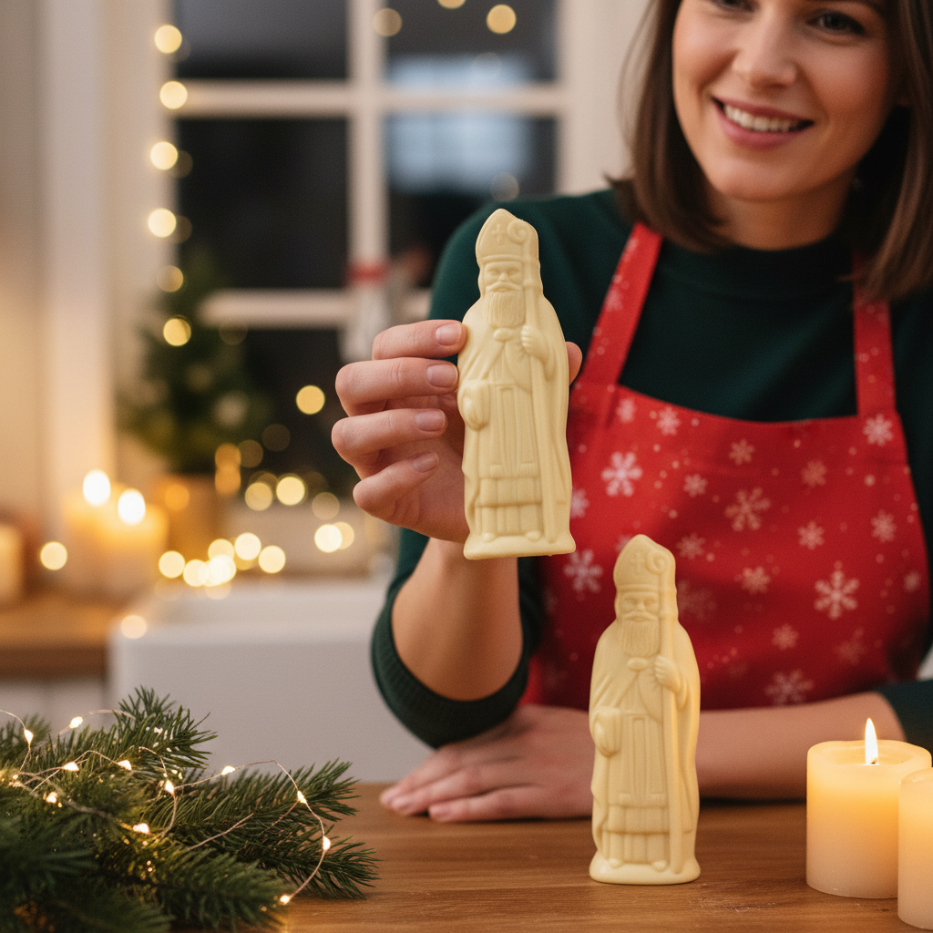 Caraques de San Nicolás de chocolate blanco 2x35g