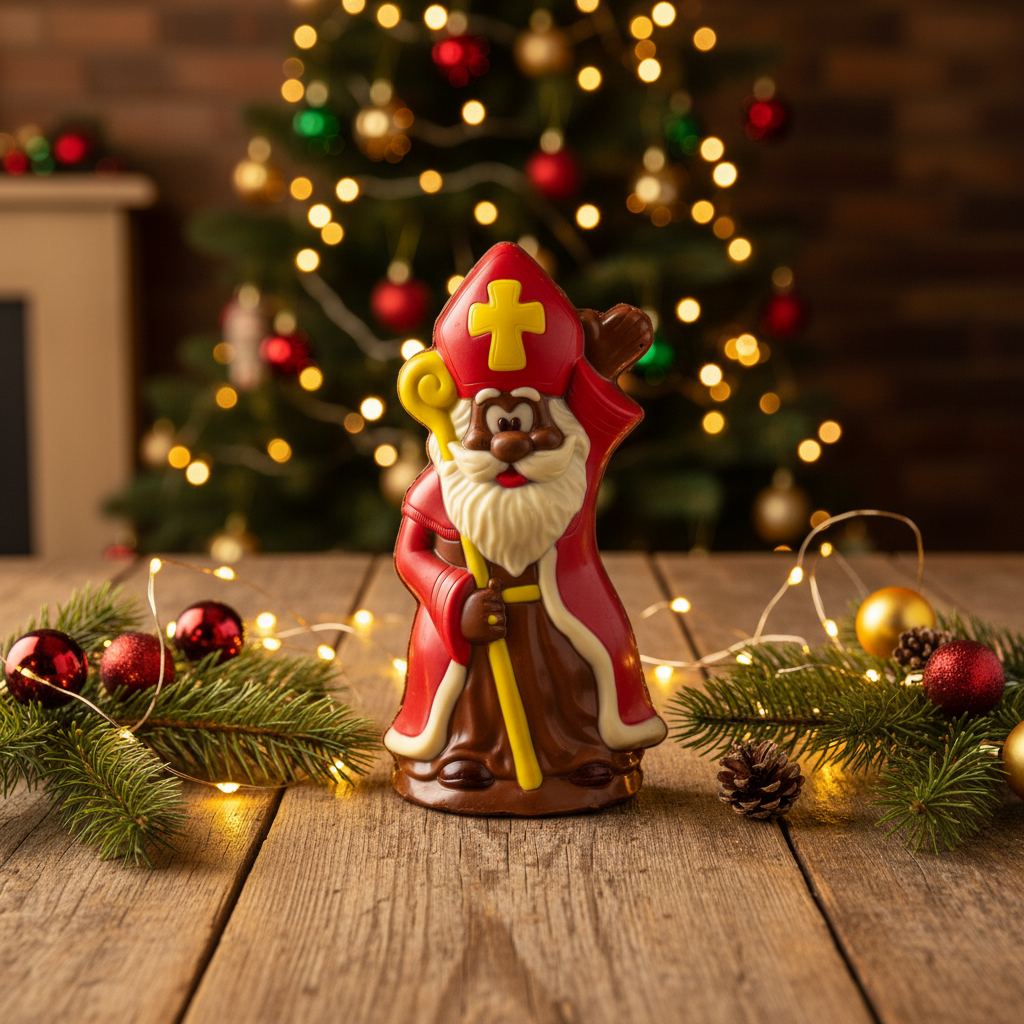 San Nicolás de chocolate con leche y cetro 30g