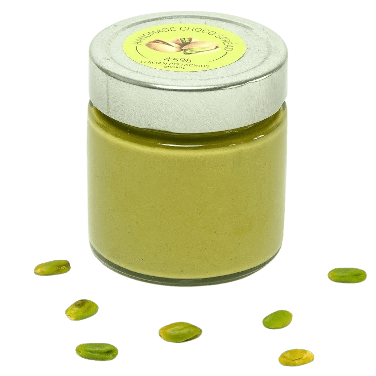 Pistacho para untar 250g con 45% de pistachos frescos Bronte DOP