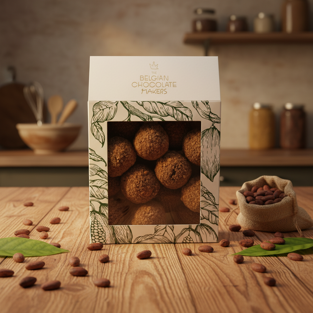 Pouches of Belgian truffles 160 Grs