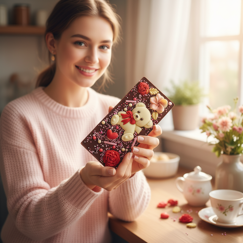 Osito amoroso de chocolate negro 120 g