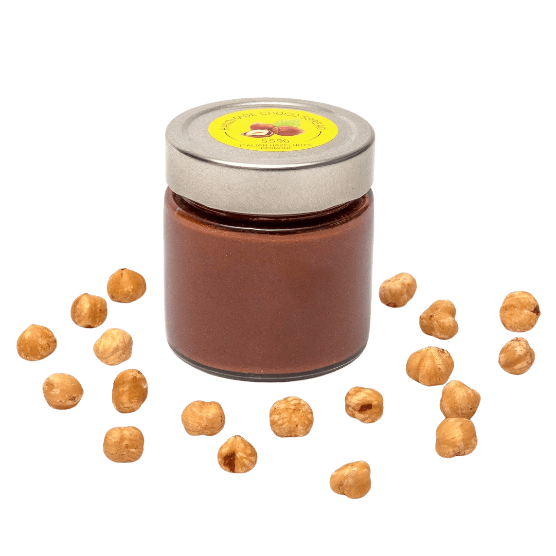 Crema de chocolate con avellanas 55% Piamonte italiano 250 g