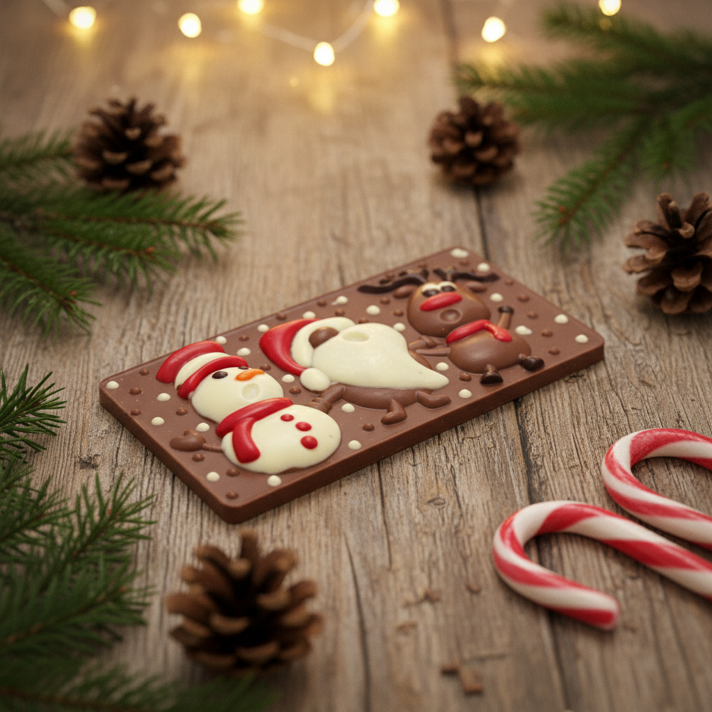 Barrita de chocolate con leche Christmas Friends 100 g