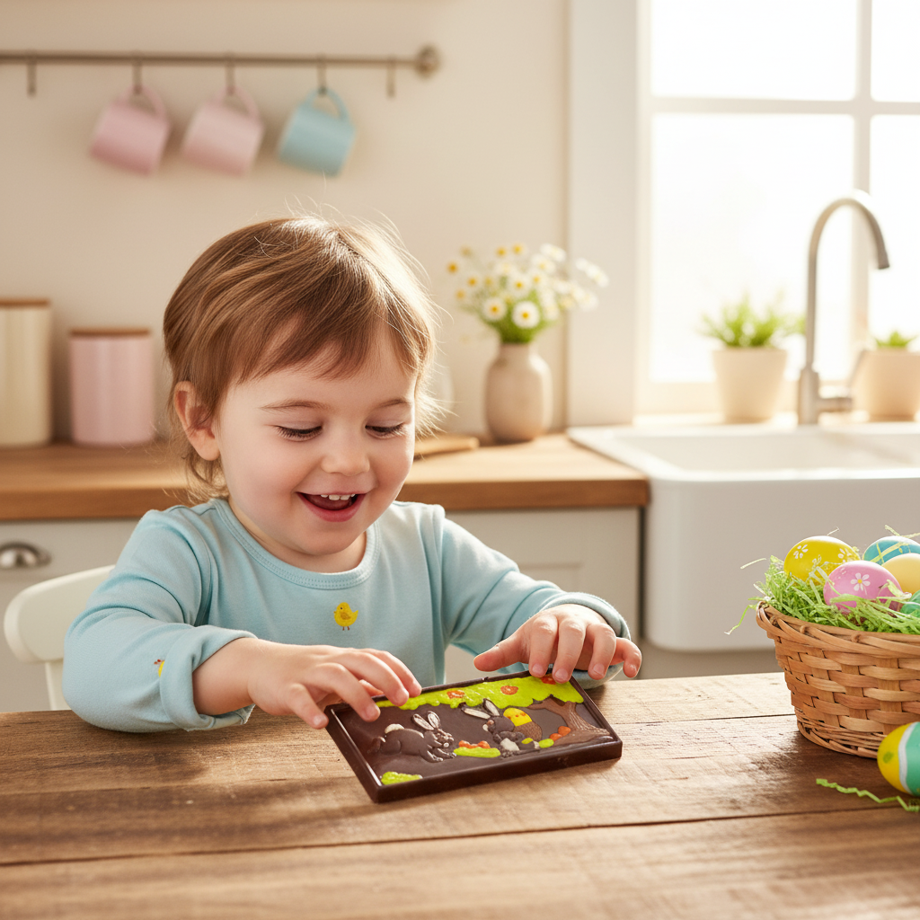 Tableta de chocolate negro de Pascua 120 g