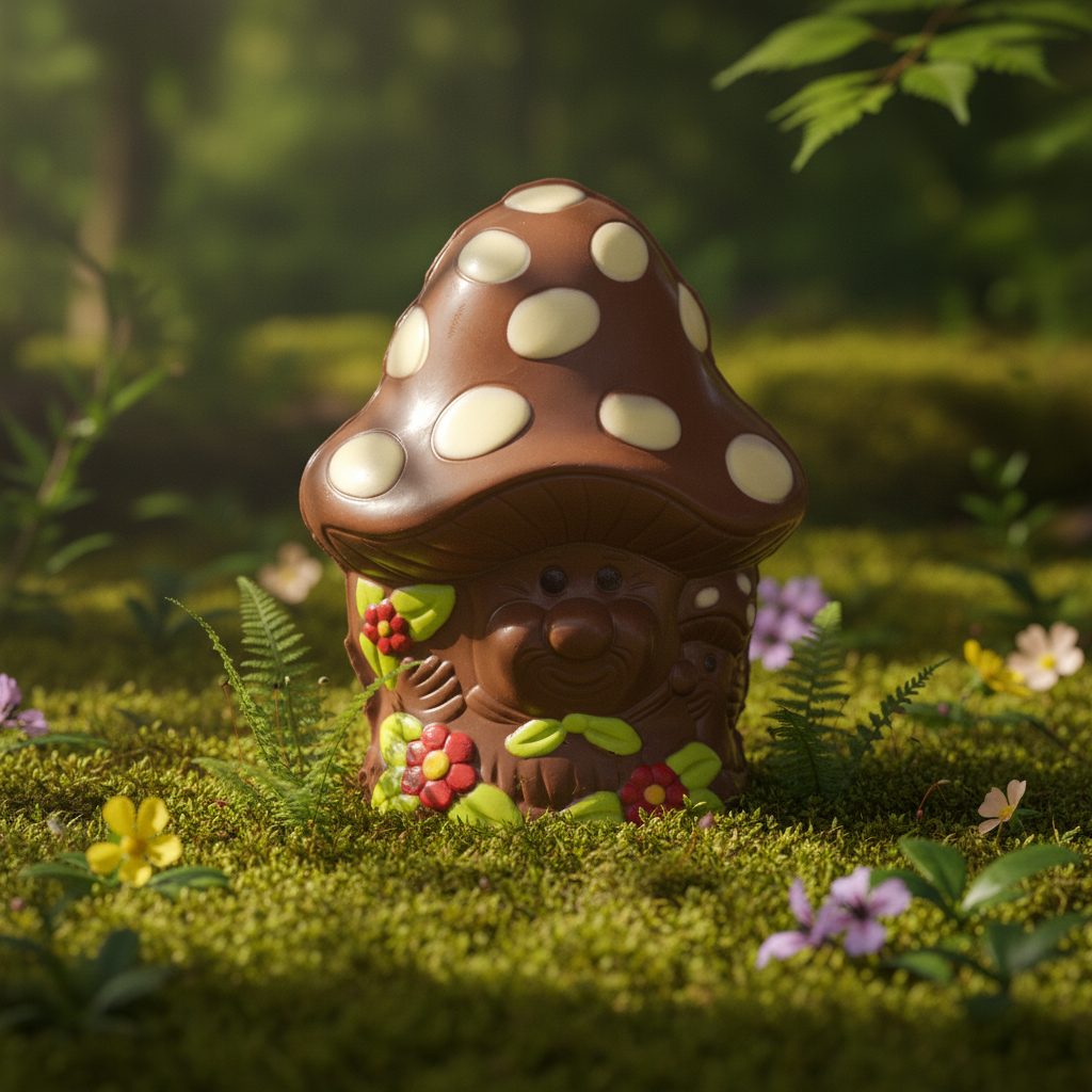 Champiñón sonriente de chocolate con leche 160 g