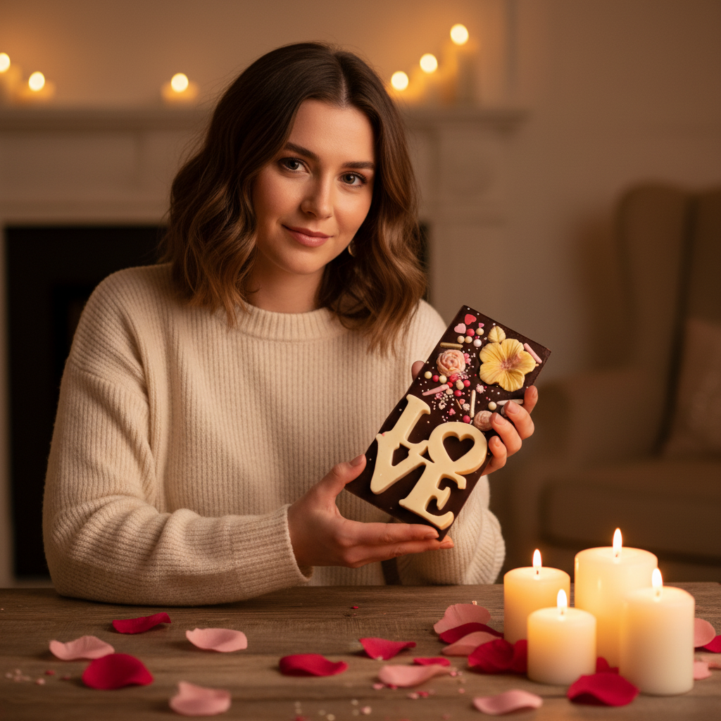 Barrita de chocolate con leche Red Love 120 g