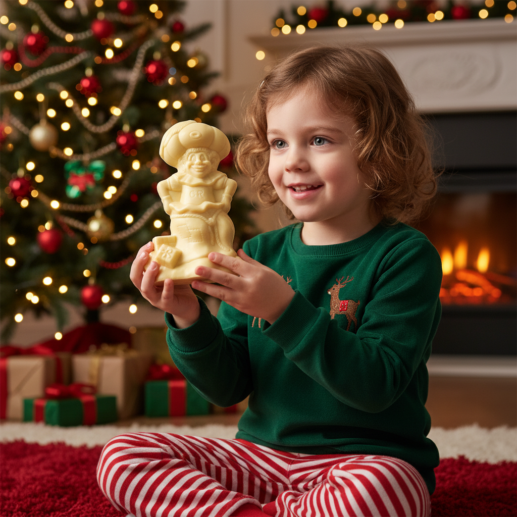 Compañero de San Nicolás de chocolate blanco 230g