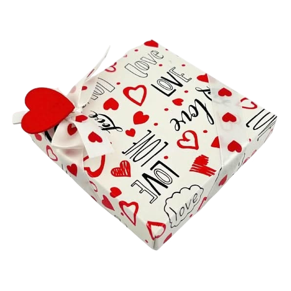 Love caja de 4 bombones belgas 50g