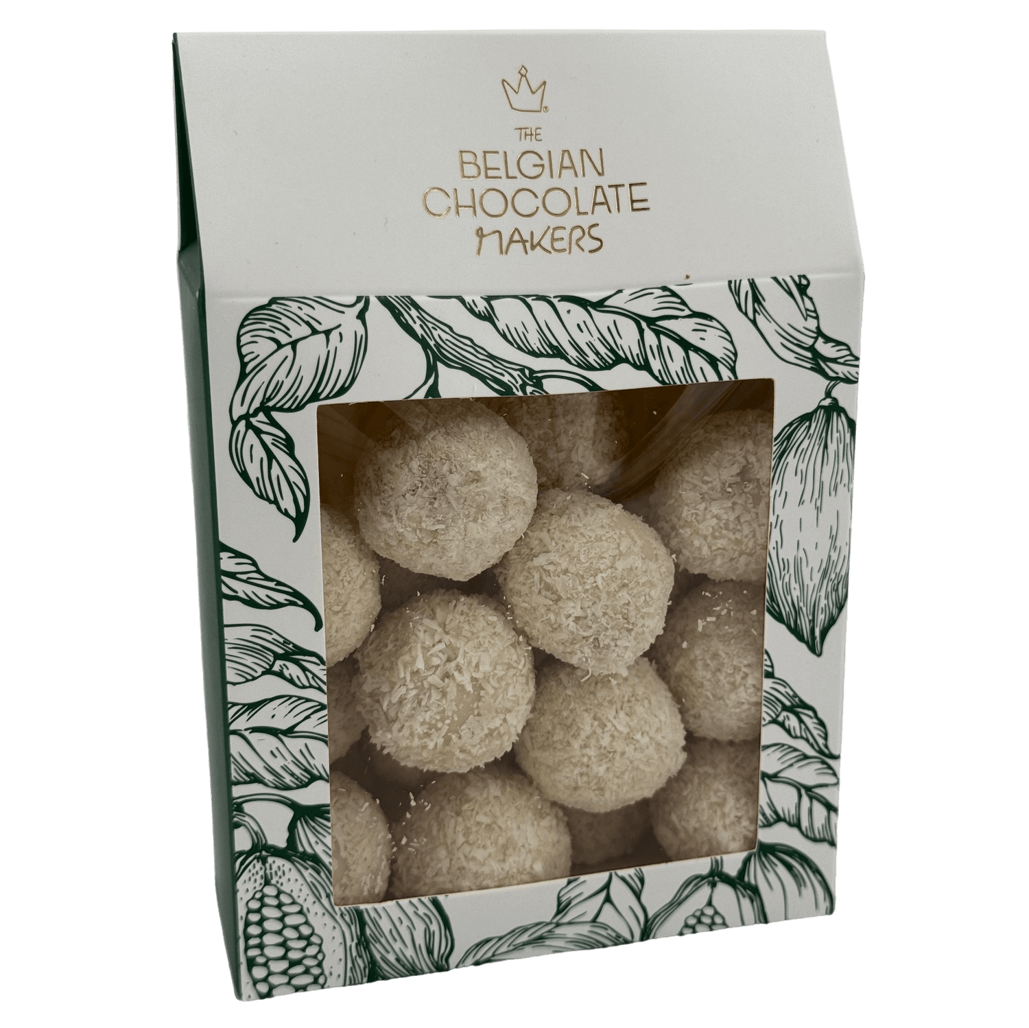 Bolsa de trufas belgas con cobertura de coco 160g