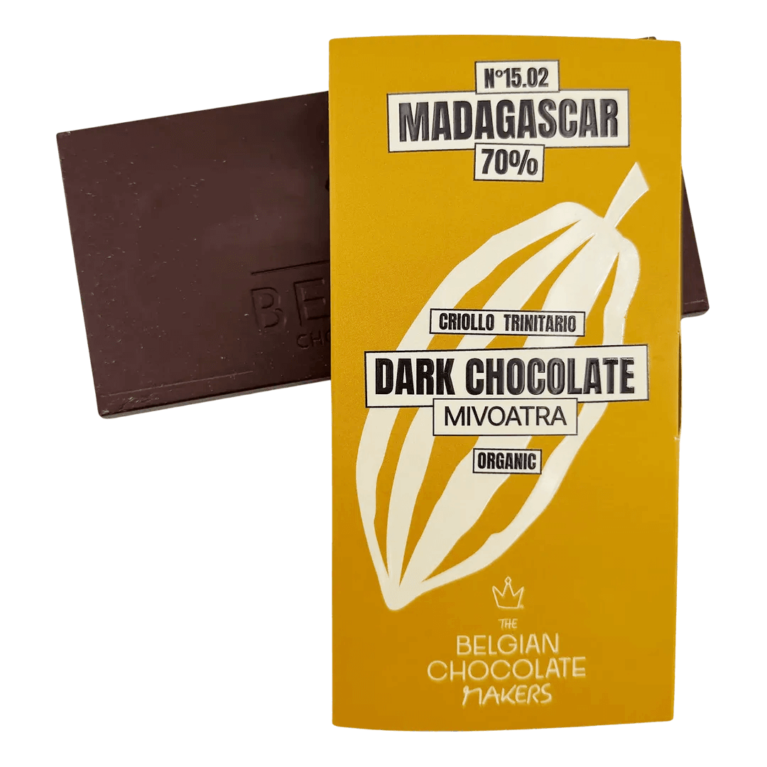 Tableta de chocolate origen Madagascar Mivoatra 70%