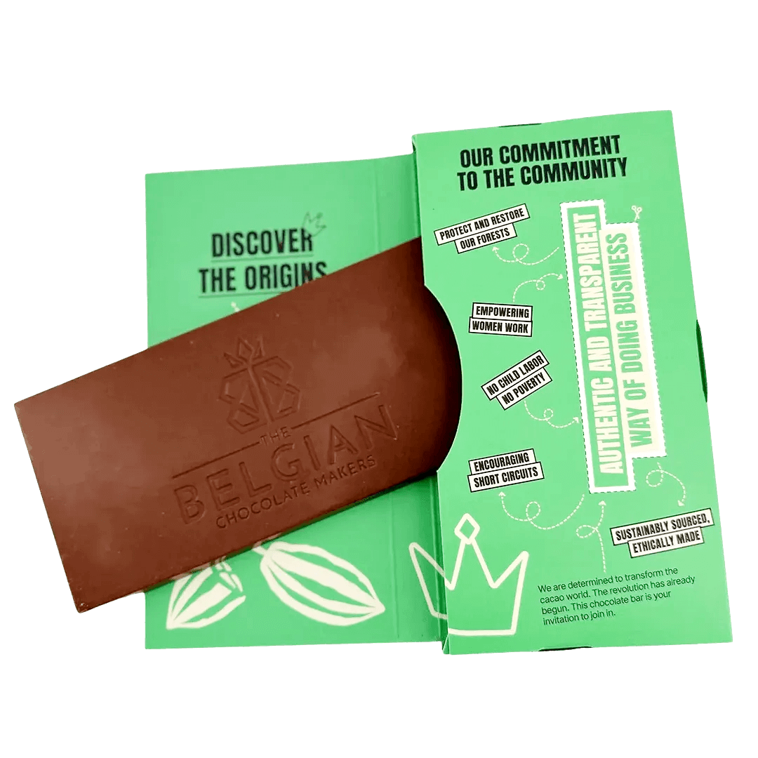 Tableta de chocolate origen Colombia Chigorodo Antiquia Acefuver 44%