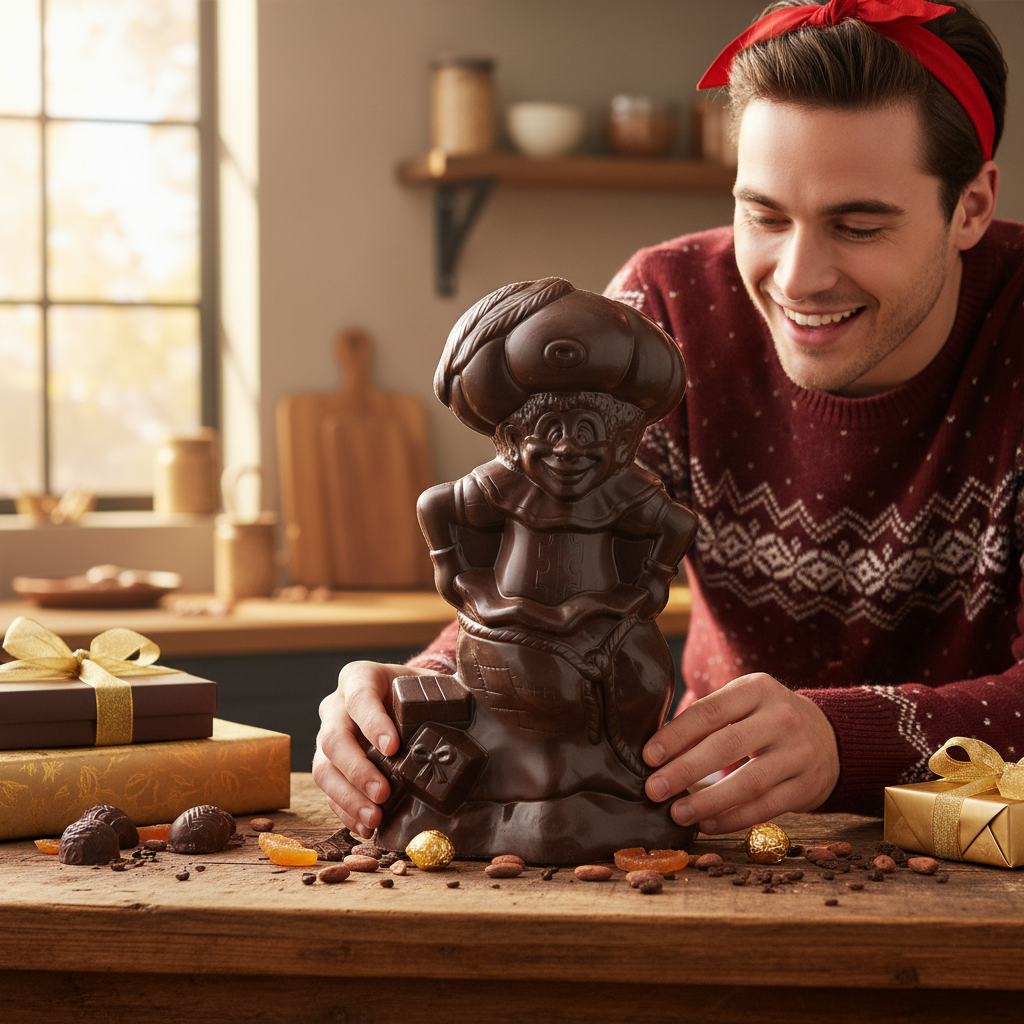 Compañero de San Nicolás de chocolate negro 230g