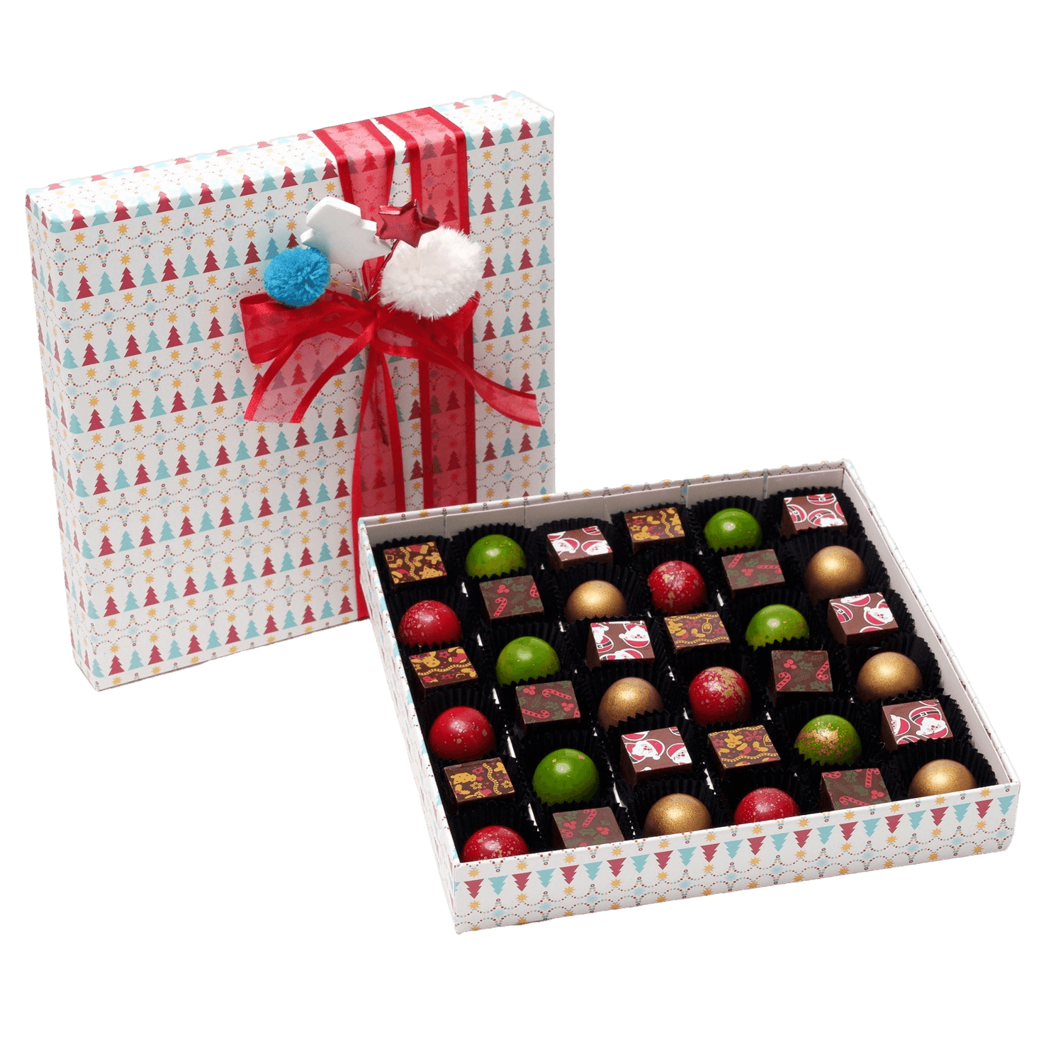 Caja de Navidad mi amigo el oso 40 pralinés 570g
