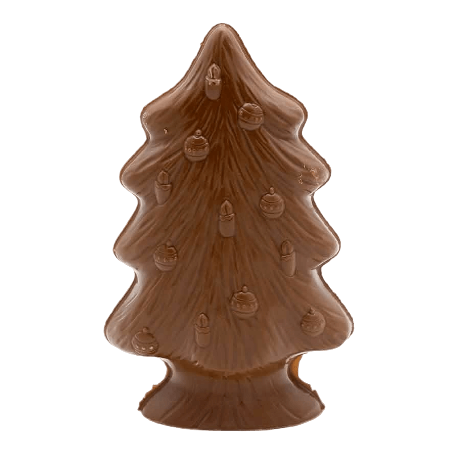 Árbol de Navidad de chocolate con leche 170 g