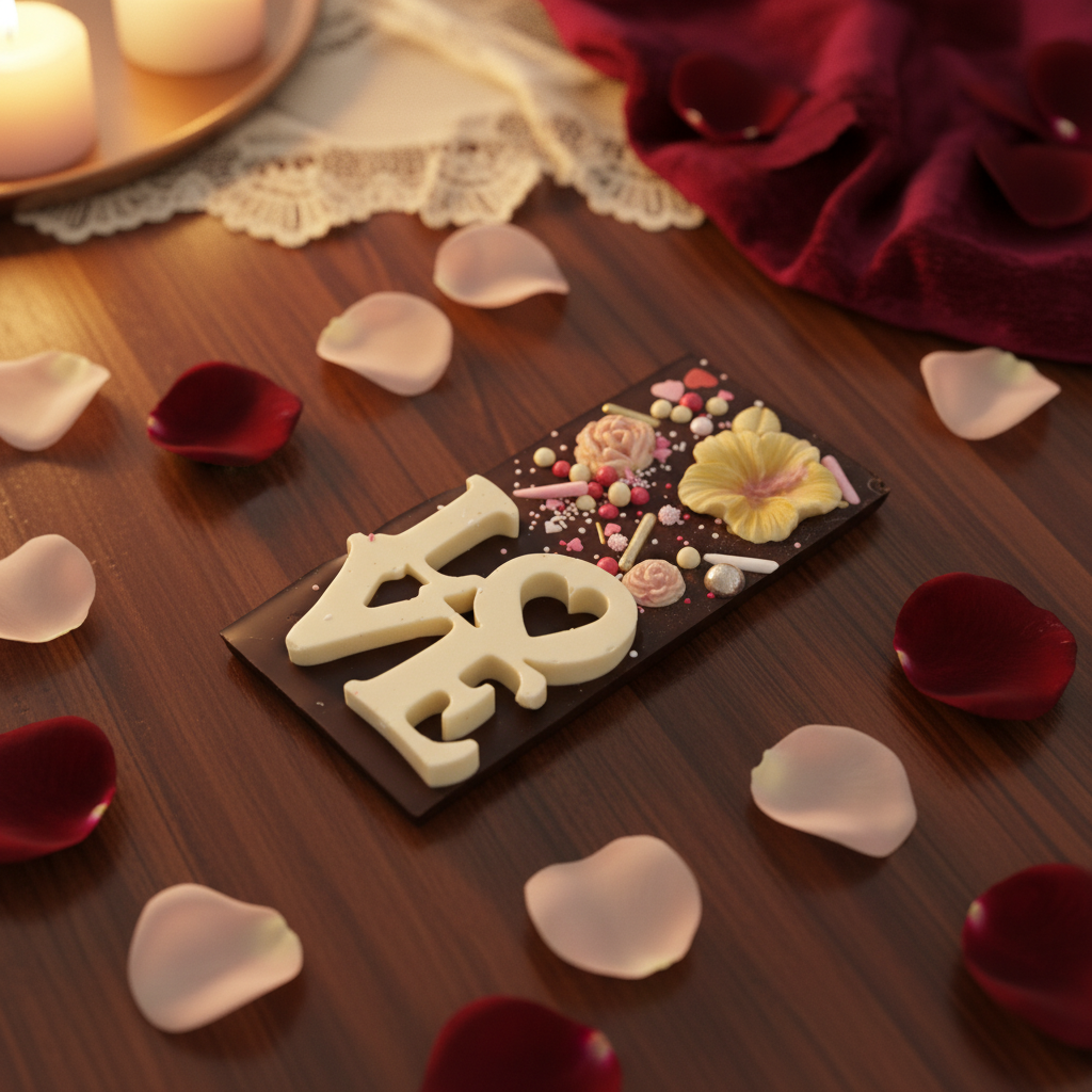 Barrita de chocolate con leche Red Love 120 g