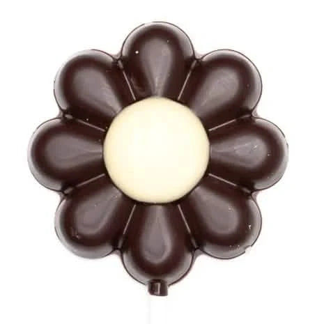 Dark chocolate Lollipop flower - The Belgian Chocolate Makers