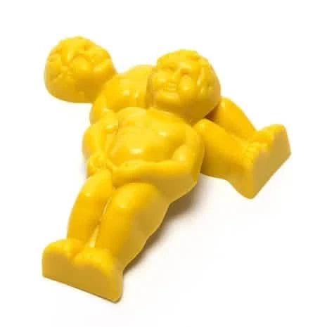 Manneken Pis small yellow 2x20Grs - The Belgian Chocolate Makers